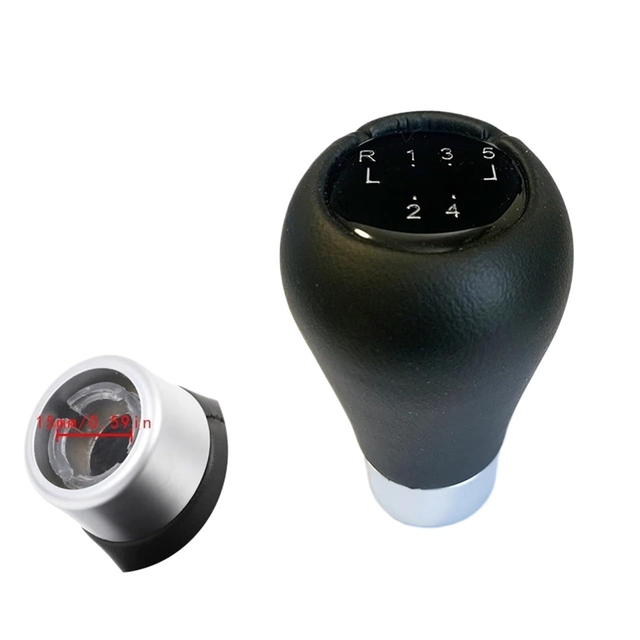 Dwtnmex 031-5 Speed Gear Shift Knob For Bmw E46 E36 E34 Shift Button Suitable Gear Knob Transmission 5 Speed 6 Models Lever Head Shifter(031-5 Speed)