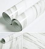Moyishi Granite Look Marble Gloss Film Vinyl Self Adhesive Counter Top Peel and Stick Wall Decal 15.8