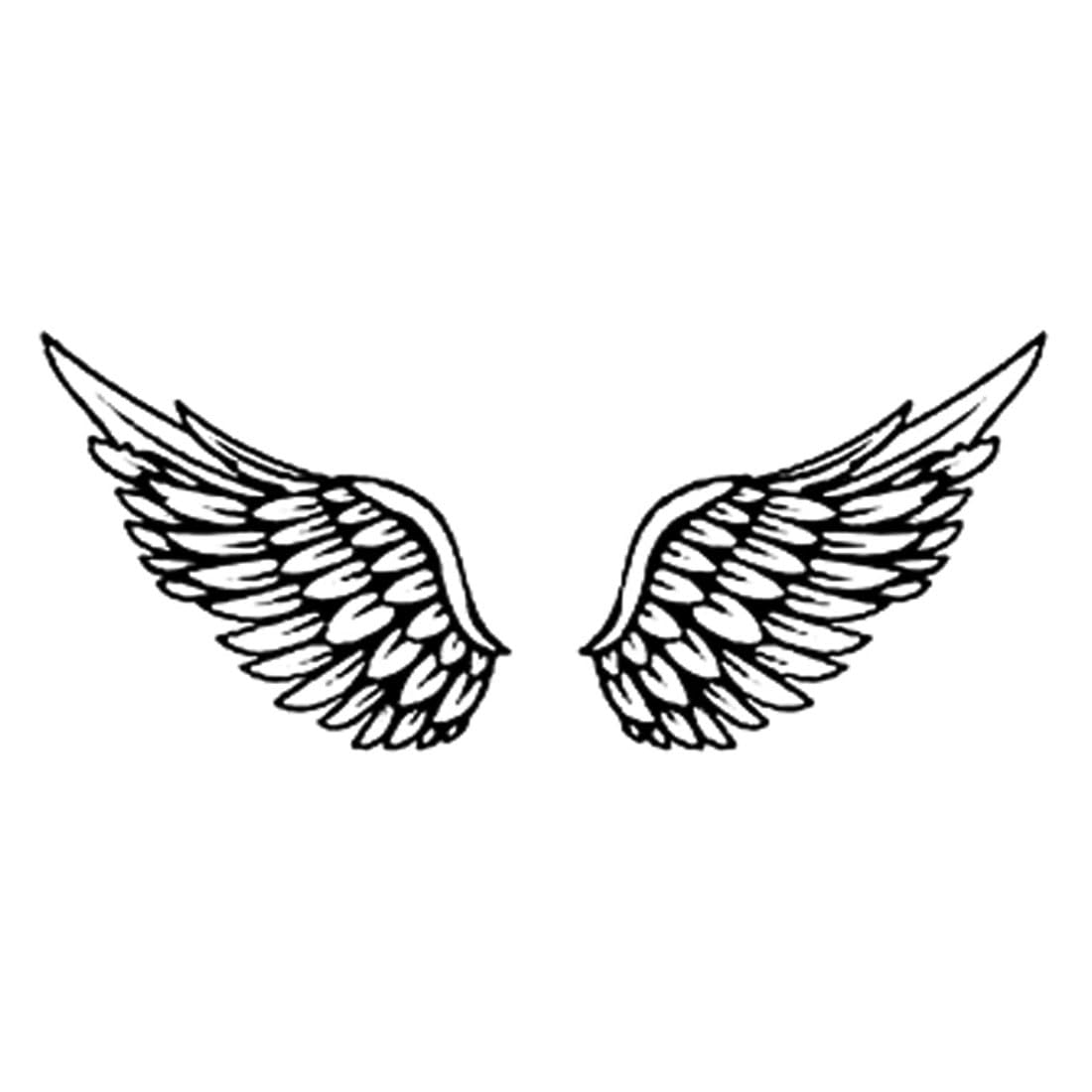 Famous Feather Temporary Tattoo For Men And Woman Waterproof Body Tattoo-image-13