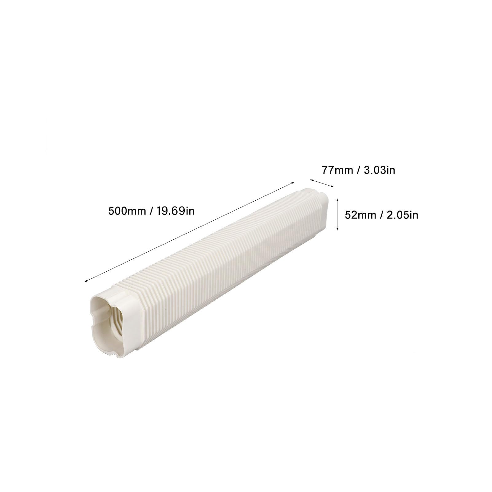 Tubo Cubrecable AC, Funda Universal de PVC para Aire Acondicionado de