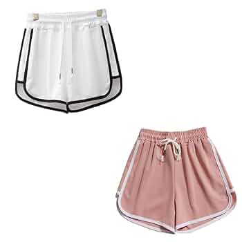 Amazon.co.jp: ショートパンツ レディース 夏 2枚セット サイド