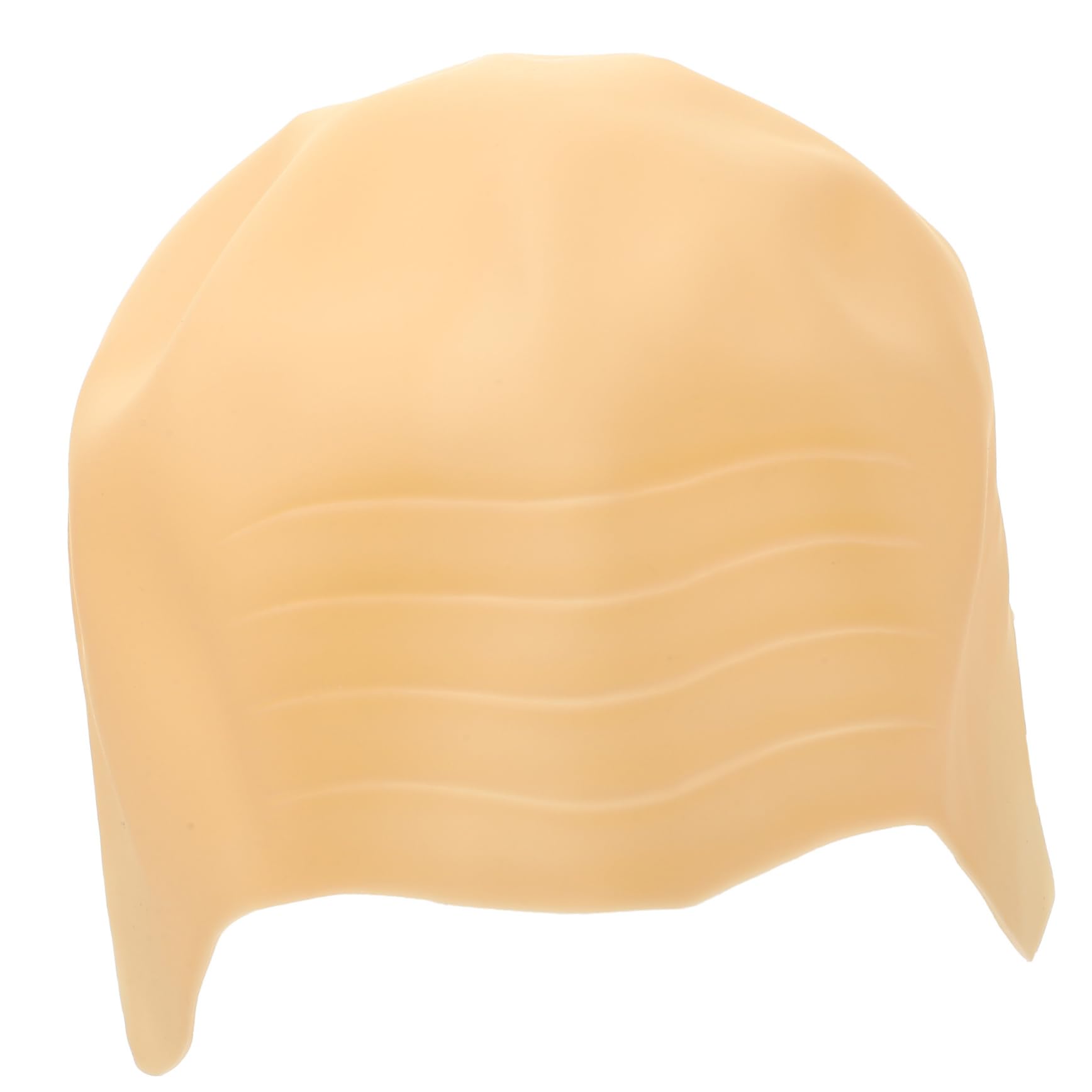HAPINARY Monk Hair Bald Cap for Adults Silicone Bald Head Cover for Cosplay Halloween Makeup Party Accessory