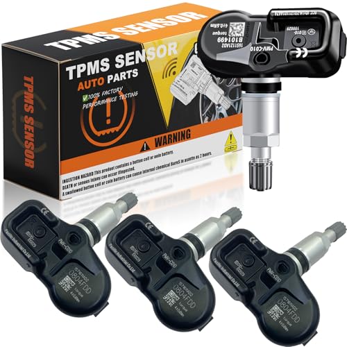 SHOCKENT 42607-06020 TPMS Sensor 315MHZ Fit for:-Toyota RAV4 Prius Yaris Camry Corolla Avalon Highlander ;Fit for:-Lexus ES350 GS450h ;Fit for Scion; Subaru - 4Pcs #Replace:PMV-C010, 4260752010