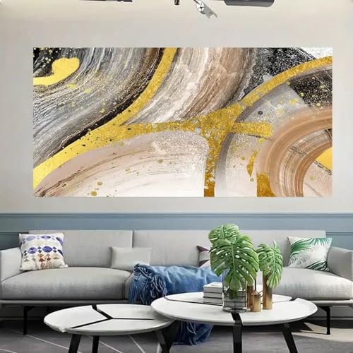 Peinture pour la maison abstraite et moderne, tableau géométrique 40x80 cm