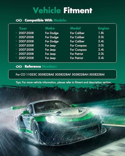 Image of SCITOO 2007-2008 AC Compressor for Jeep Compass Patriot 2.0L 2.4L A /C Compressor for Dodge Caliber 1.8L 2.0L 2.4L 2007-2008 Fast Cooling Air Conditioning Compressor