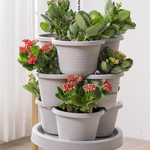 Planteur empilable sur roues pour optimiser l'espace de votre balcon - 7