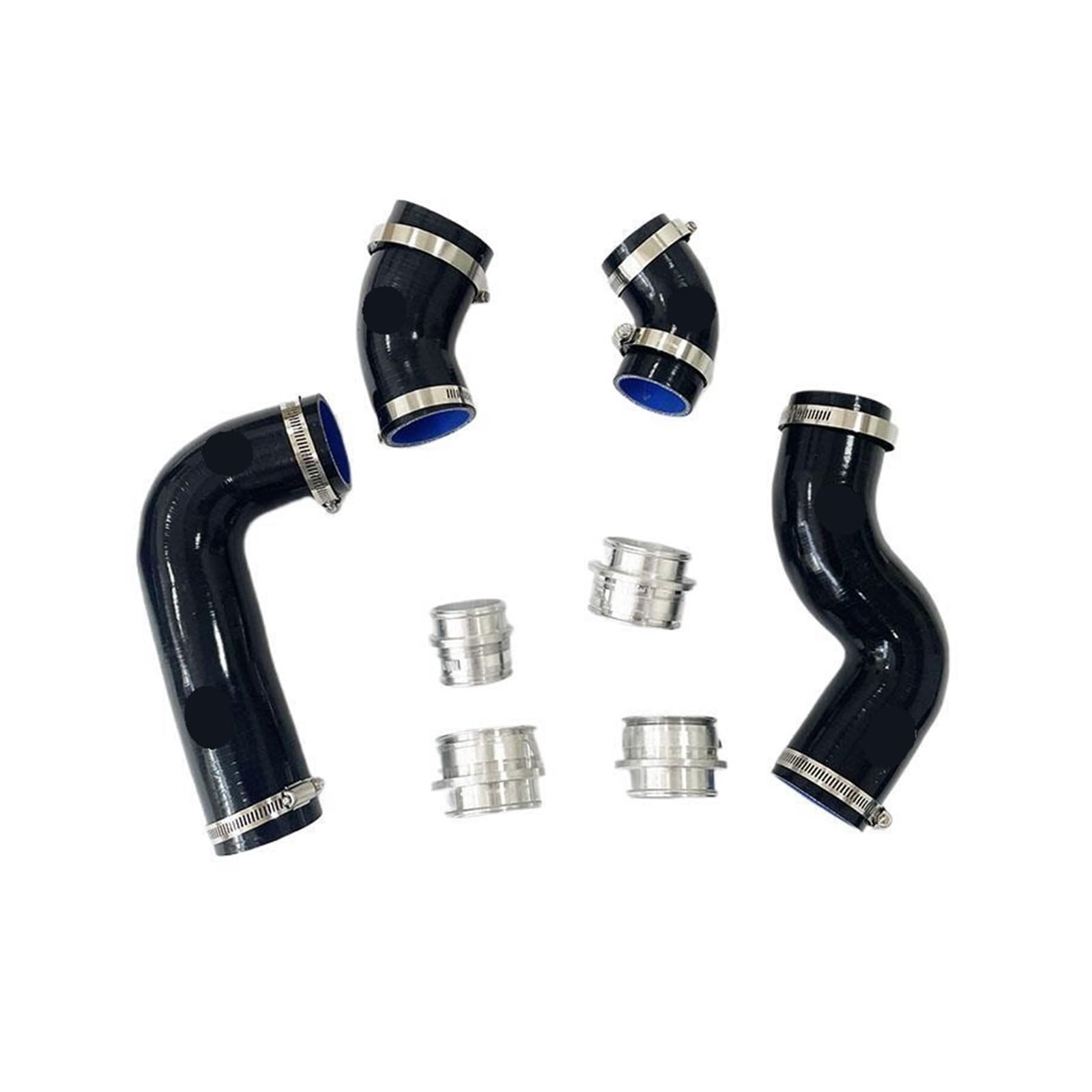 wąż intercooler Pasuje do VW Golf MK5 MKV FSI GTI Audi A3 8P 2.0T Silikonowy zestaw przewodów chłodnicy powietrza doładowującego turbosprężarki