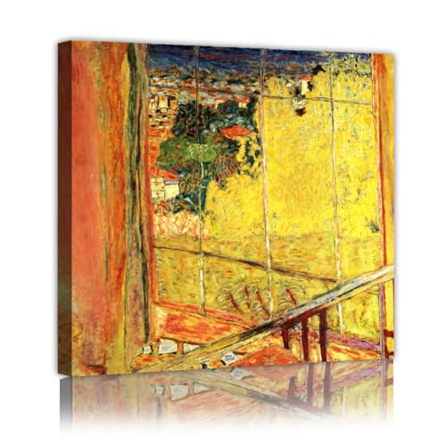 Poster Pierre Bonnard l'Atelier avec Mimosa 45x45 cm Toile Murale Salon