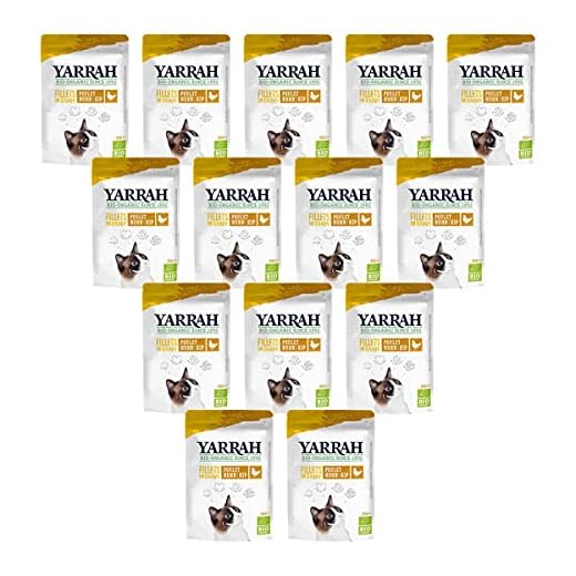 Yarrah Katzenfutter Pouchbag mit Huhn