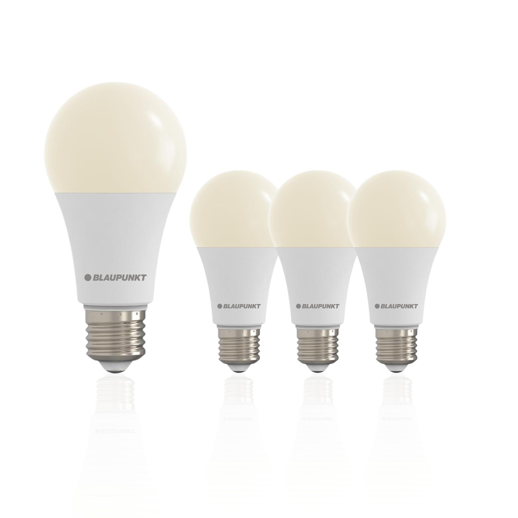 BLAUPUNKT E27 A65 LED Lamp 18W Warm White Replaces 150-180W Bulb, 4-Pack — image 1