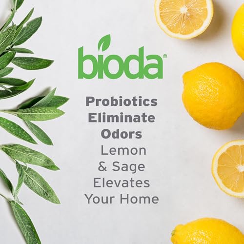 Image of Bioda Probiotic Enzyme Cleaner & Deodorizer, Professional Strength, 4 Pack | Enzyme Cleaner, Trash Can Deodorizer, Pet Stains and Odors, Drains, Floors, Bathrooms, Toilets, Made in USA, 1 Gal, 4 Pack