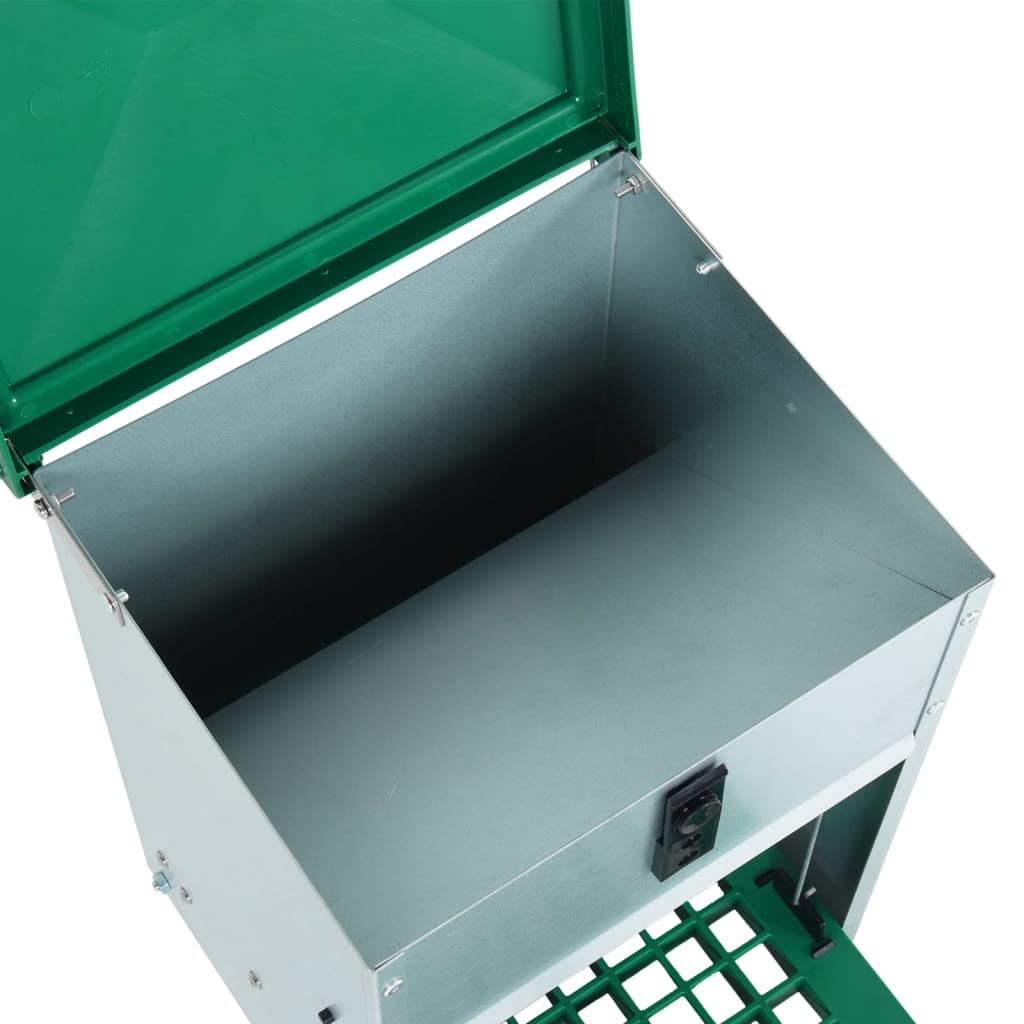 Genérico Comedero automático para Aves de Corral con Pedal 12 kg,Productos para Mascotas,Productos para Mascotas,Cuencos, comederos, y bebederos para mascotas-171446