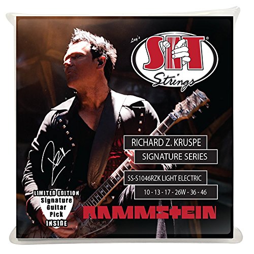 S.i.t. String Srzk1046 Richard Kruspe Rammstein Signature Electric Guitar String #TOP12