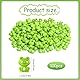 SUPRROW 100Pcs Mini Grüne Plastik Frosch, Mini Frösche Grüne Frosch-Figuren,Fairy Garden Miniatur Figuren für Aquarium Garten,Frosch Dekorationen für Party