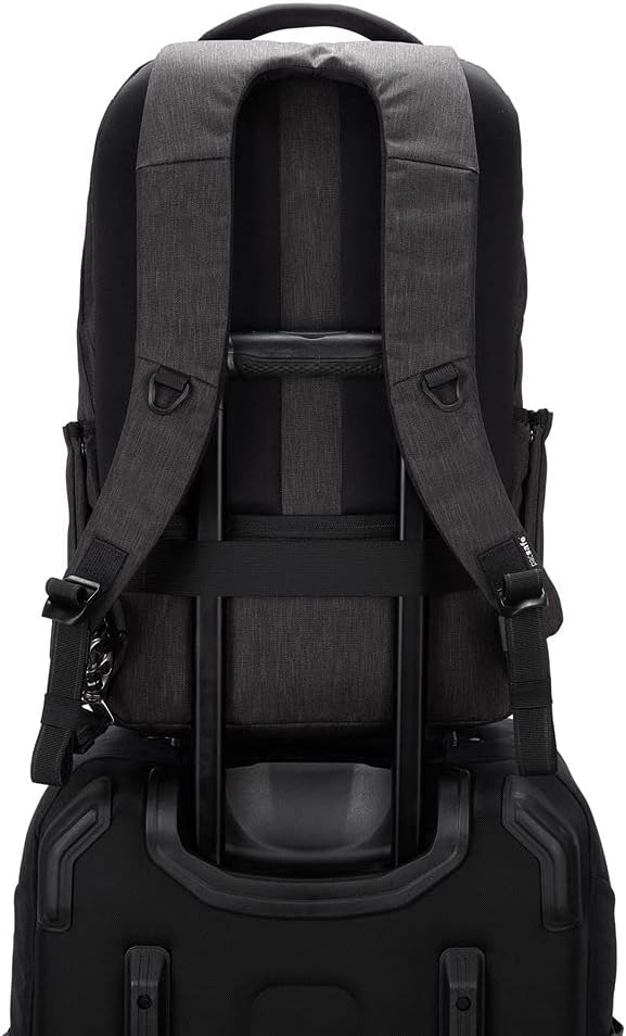 🔥 Pacsafe Metrosafe X Anti Theft 25L Backpack - With Padded 15 Laptop Sleeve, Carbon Grey (30645136)
