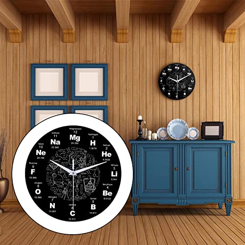 Horloge murale mathématique silencieuse acrylique pour bureau - 6