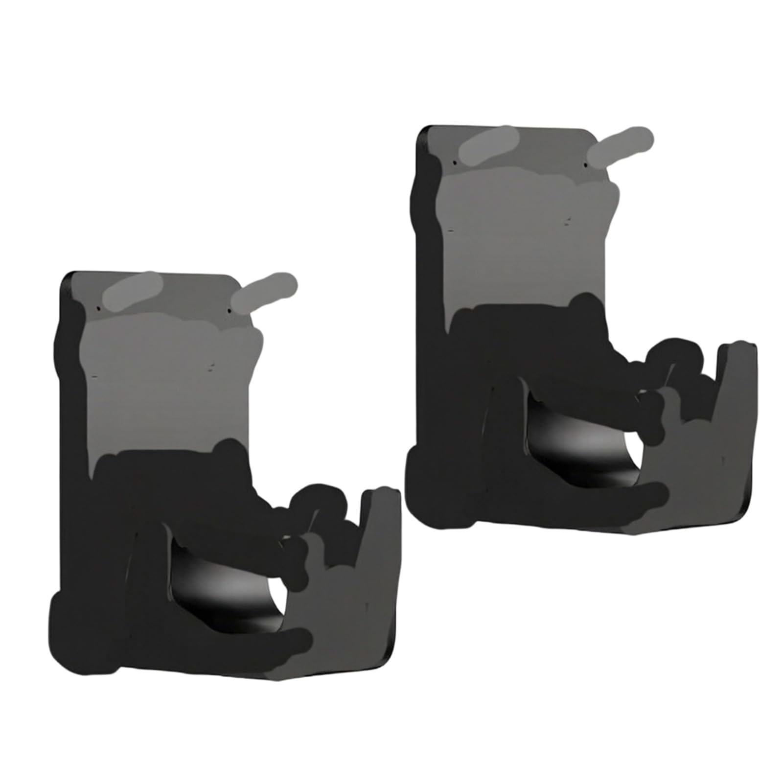 Alloneslife Multicolor Adhesive Wall Hook For Curtain Rod Setup, Two Piece Abs Bracket Set With Drillless Mounting Design, Apartment Window, Home Drapery Projects Window Drapery Rod Hanger Adhesive Curtain Bracket Drillless