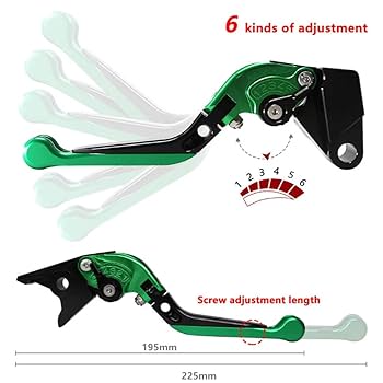 Workシュバート Amazon.com: DRNHCS Motorcycle Adjustable Brake Clutch Levers