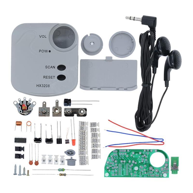 HX3208 Mini Walkman Electronic DIY Kit Patch Mounted Mini DIY Accessories Pack of 2