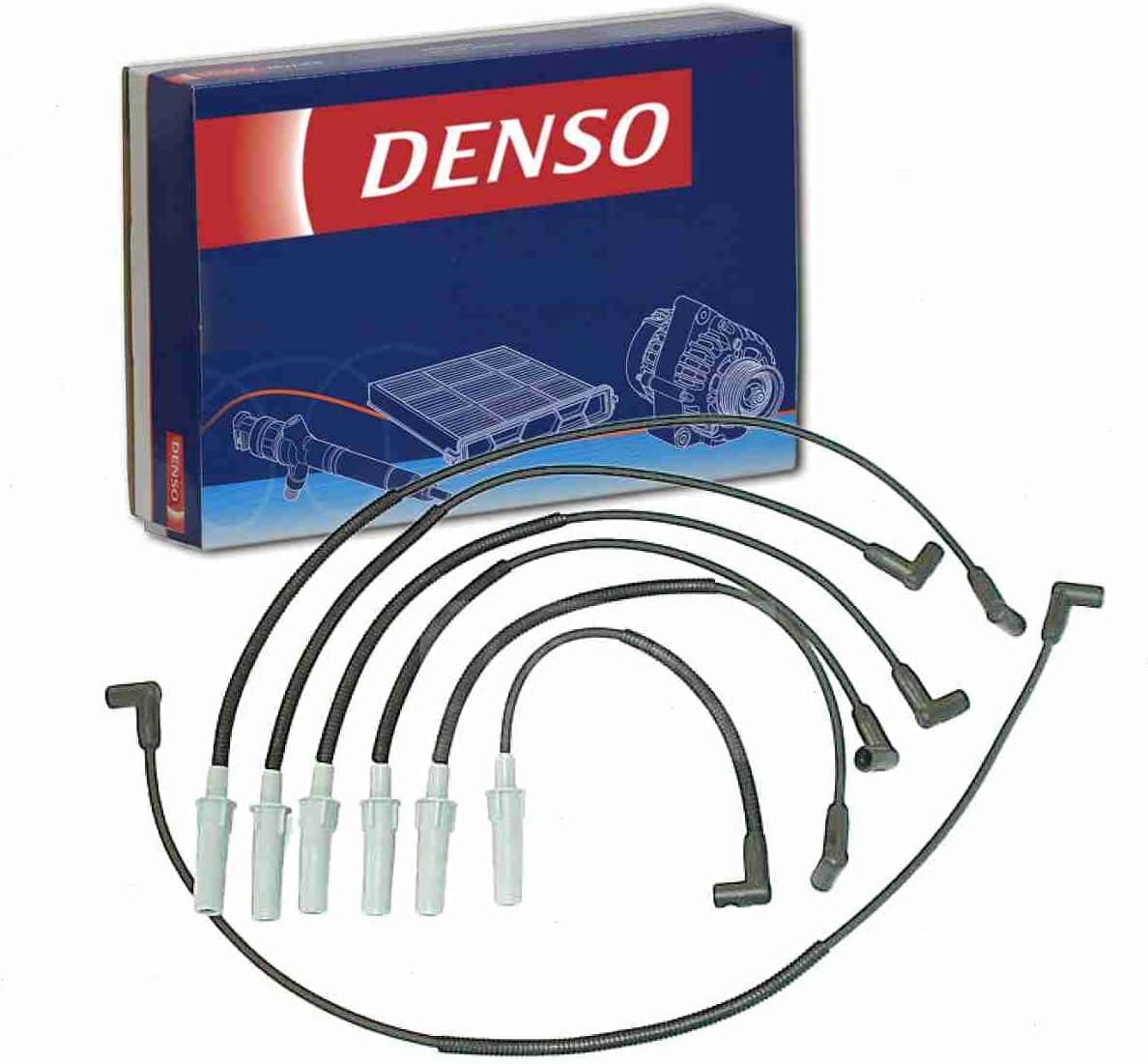DENSO Spark Plug Wire Set compatible with Dodge Dakota 3.9L V6 1992-2003