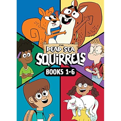 The Dead Sea Squirrels 6-Pack Books 1-6: Squirreled Away / Boy Meets Squirrels / Nutty Study Buddies / Squirrelnapped! / Tree-mendous Trouble / Whirly Squirrelies Cover