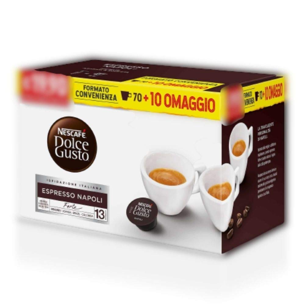 Espresso Napoli Nescafe Dolce Gusto 160 capsules de cafe intense