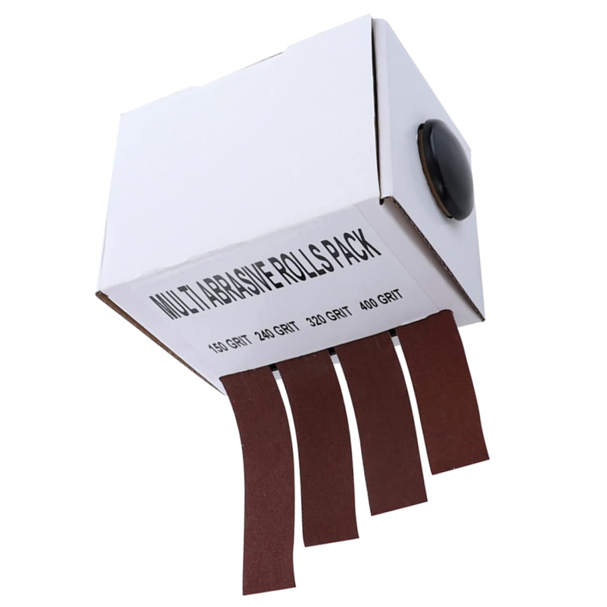 POPETPOP 1Pc Brown Emery Cloth Roll Sandpaper Boxed for Polishing Durable Grinding Sandpaper for Home Use and Pet Manicure