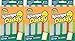 Scrub Daddy, Sponge Daddy - 3pk Dual Sided Sponge & Scrubber, Traditional Shape, FlexTexture, Soft in Warm Water, Firm in Cold, Deep Cleaning, Dishwasher Safe, Multiuse, Scratch Free 12ct