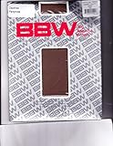 BBW Fashion Hosiery for Large Size Women 3 Pair Pack 5X Dark Taupe
