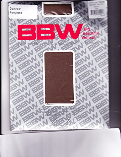BBW Fashion Hosiery for Large Size Women 3 Pair Pack 5X Dark Taupe