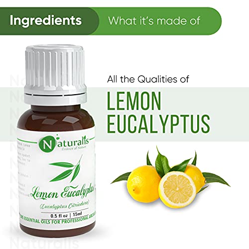 Image of Naturalis Essential Oil Gift Pack of 2-15ml (Lemon Eucalyptus Oil, Tea Tree Oil)