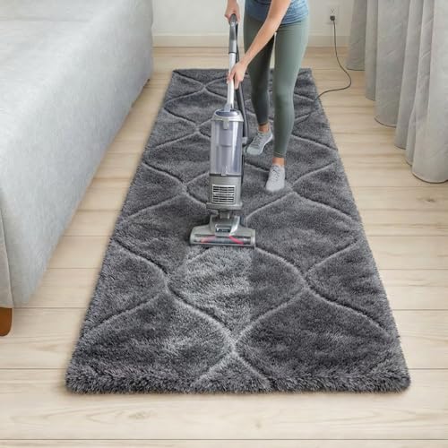 Image of Fluffy Silky Micro Fiber Polyster Carpet /Runner for Bedroom, Study Room, Playing Room, Guest Room ETC. 2x6 feet Feet, (P-11)