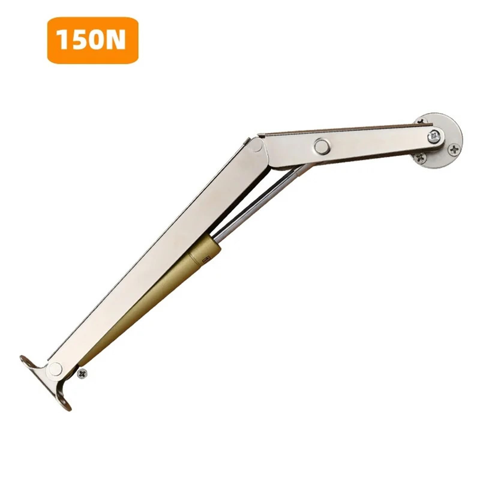 1 amortiguador hidráulico de resorte de gas 150N para soporte de elevación de puerta, bisagra de gabinete de cocina, mecanismo de asistencia de elevación resistente