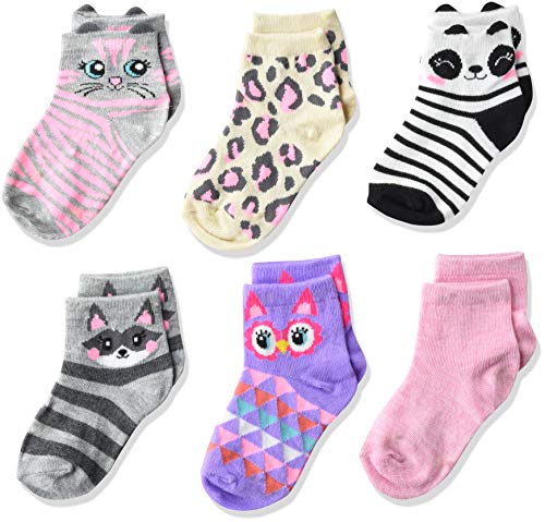 Cherokee baby-girls 6 Pack Shorty Socks