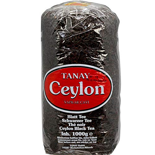 Tanay Ceylon - Schwarzer Loser Blatt Tee (1000g). Schwarztee Verlieren. Türkischer Tee
