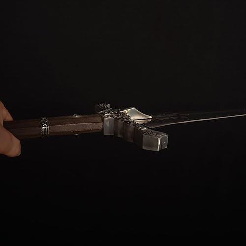 Miniatura 6 de The Game ER Sword Series: Espadas de Caballero y Espadas Gigantes de Acero Inoxidable Metálico, Vaina de Cuero