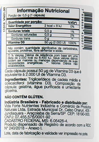 Vita D3-60 Cápsulas, Vitafor 4 Vita D3-60 Cápsulas, Vitafor - Imagem 4