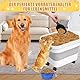 Etievort Hundefutter Aufbewahrung, Hundefutter Box, Futtertonne Aufbewahrungsbox Faltbar Mit Deckel Schaufel Messbecher, Dog Food Container für Hundefutter und Katzenfutter (XL)