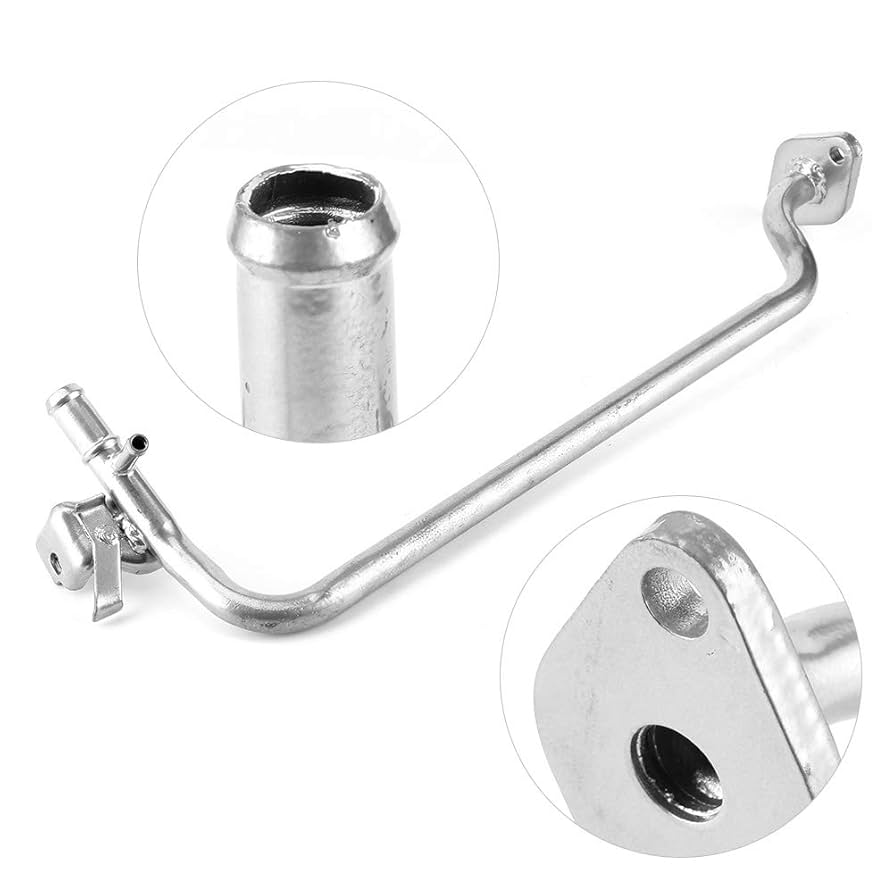 縁、2点、 Amazon | 冷却水バイパスパイプ金属冷却水パイプエンジン冷却水