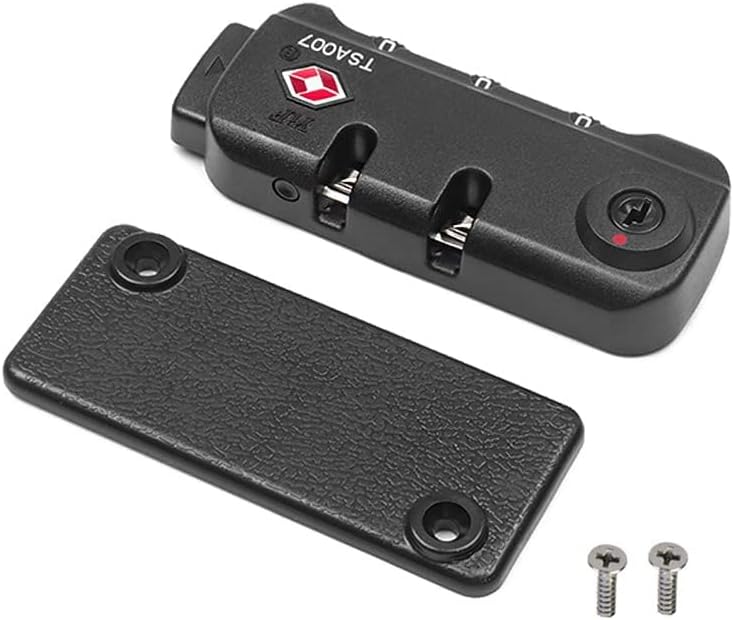 Miniatura 4 de TSA007 Candado de viaje para equipaje y 3 dígitos autoconfigurable una variedad de combinaciones diferentes para bolsa de equipaje de viaje, bloqueo