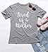 Erxvxp Tired as a Mother Letters Print T-Shirt for Women, Casual Basic Tops (L)