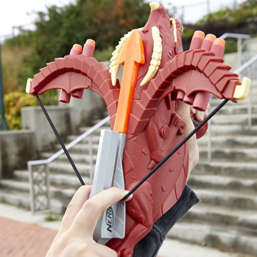 Nerf Dungeons & Dragons Themberchaud Dart Crossbow, 6 Nerf Elite Darts, D&D Outdoor Games, Nerf Blaster Toys, Ages 8 & Up #TOP3