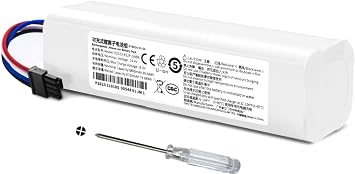 P2008-4S2P-MMBK Battery Replacement for Dreame D10s L10s D9 Pro D10 L10 D10 Plus D9 Max RL55L L10 Pro RLS5-BL0 RLS5-WH0 D9 L10 Pro Plus Z10 Pro F9 RVS5-WH0 W10 Pro W10