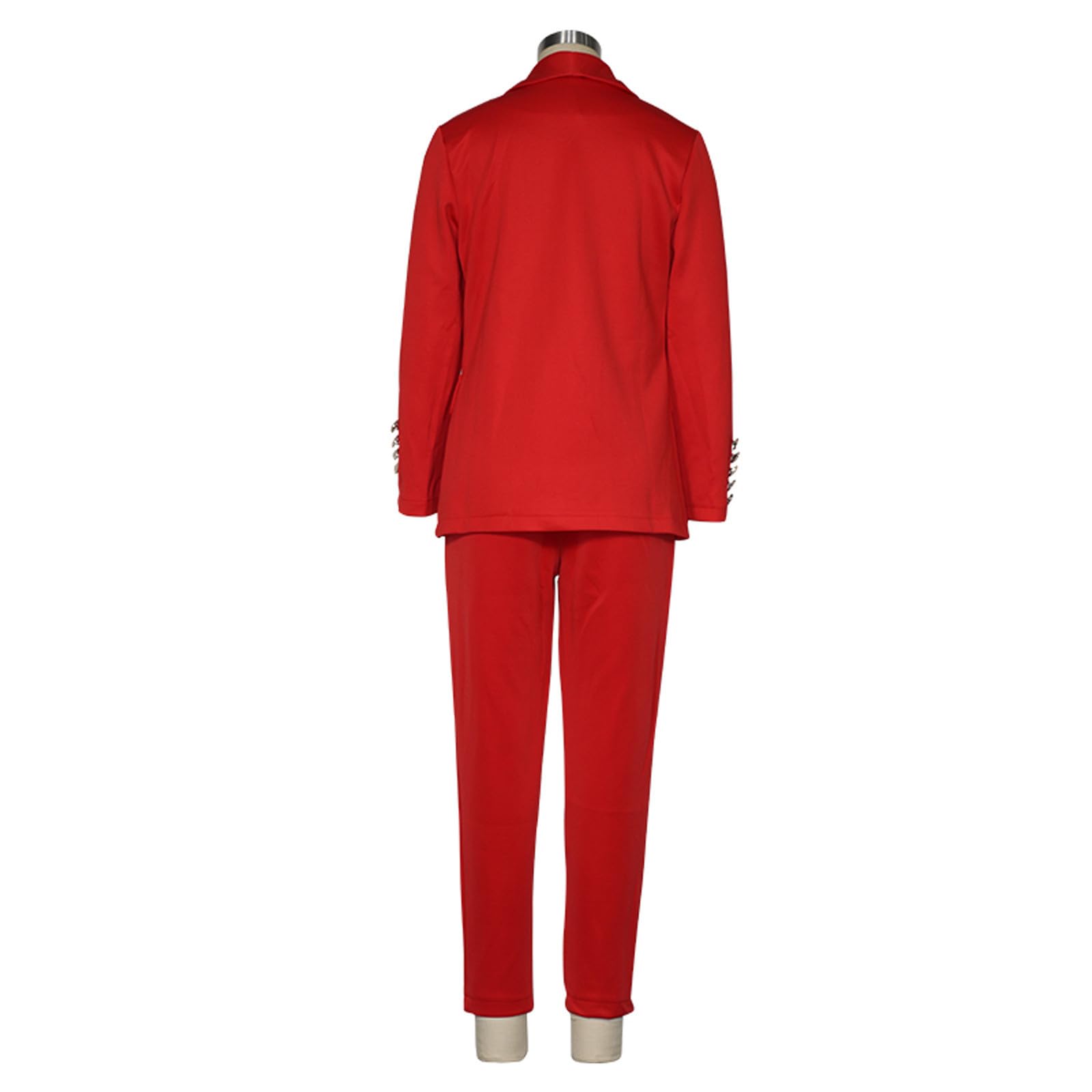Generisch Business Blazer Damen, Elegante Business für Damen mit Knopfverschluss taillierter Damenjacke im klassischen Stil vielseitig kombinierbares Strickjacken-Ersatzteil für Büro Arbeit Freizeit