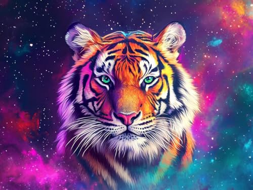Pintura por numeros adultos principiantes kit de lienzo antiestres tigre 50 x 60