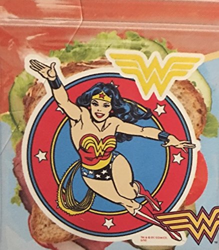 Wonder Woman Party Favor Sandwich Bags ~ 20 count