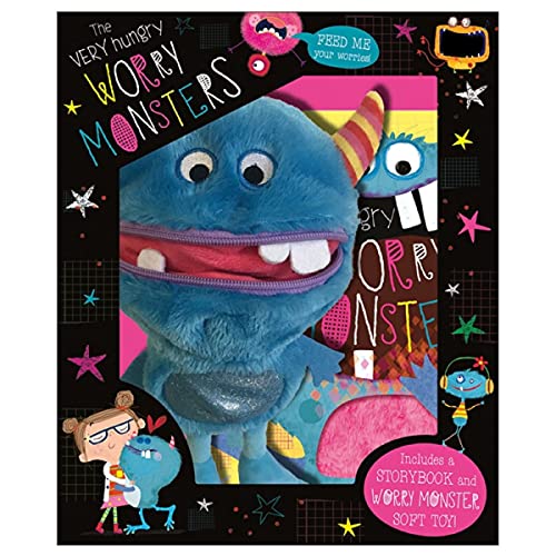 The Very Hungry Worry Monster Plush and Book Box Set