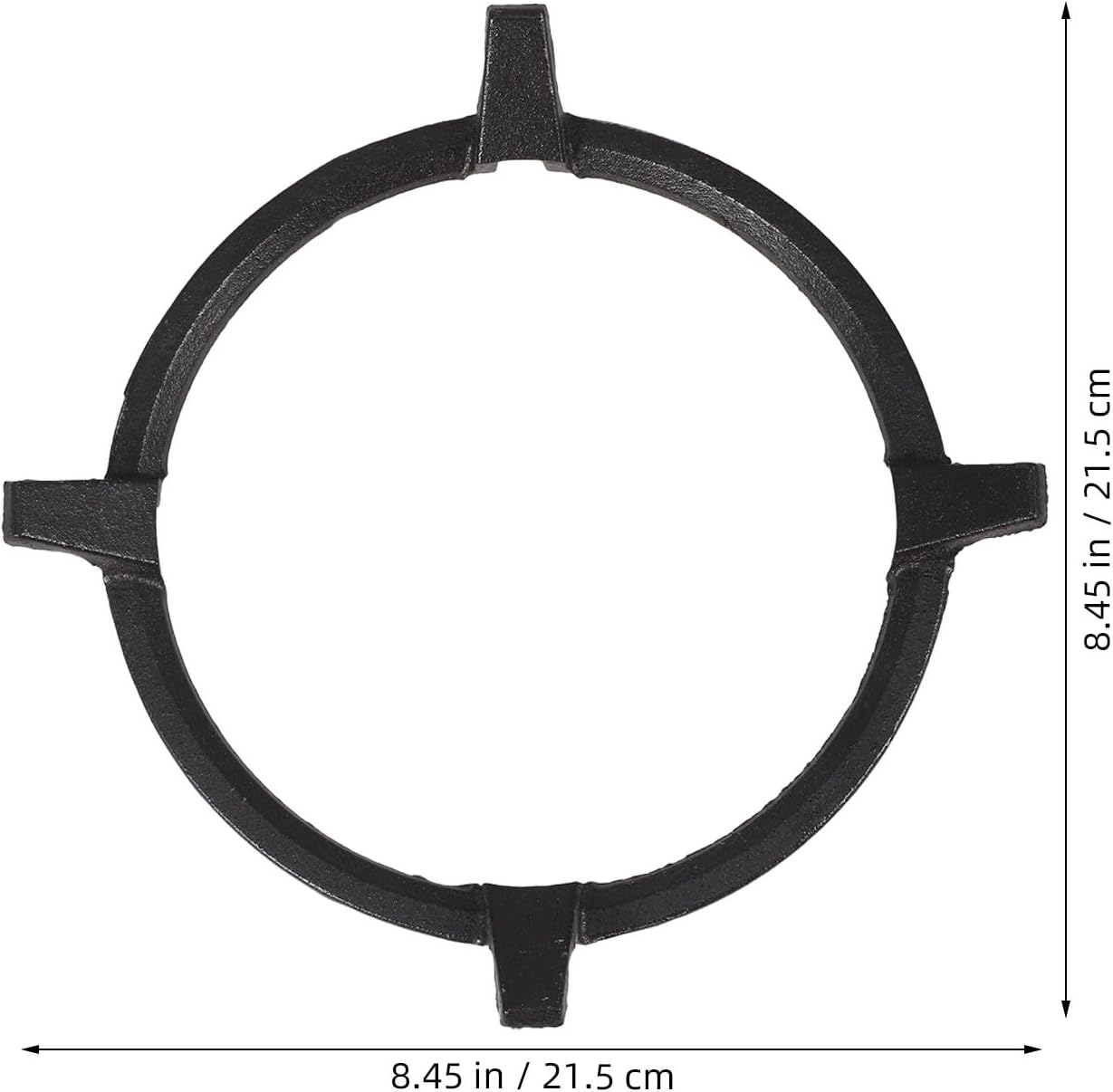 INOOMP 2PCS Wok Ring for Gas Stove, Non Slip Iron Wok Support Stand