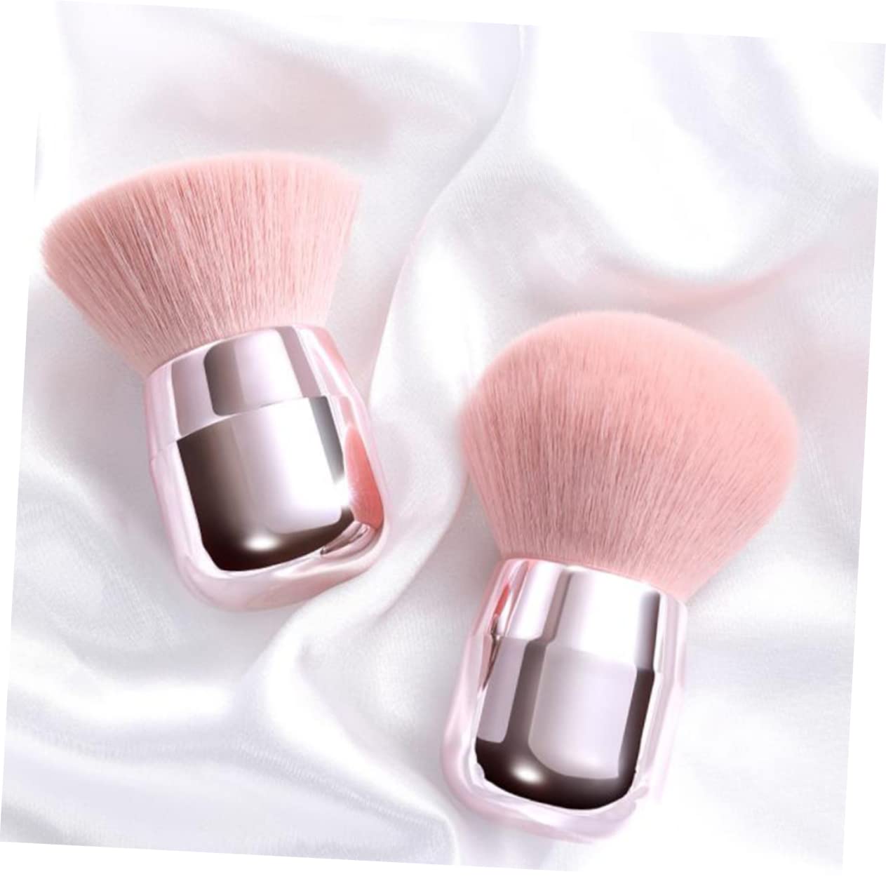 DOITOOL 6pezzi Pennello Make-up Di Pennelli Forma Di Fungo Per Blush e Polvere Completo Per Trucco Professionale e Quotidiano Fibre Artificiali Per Finish Naturale