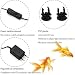 BPS Luz Blanca/Azul LED de Sumergible de Acuario Peces Tanque Clip Lámpara...